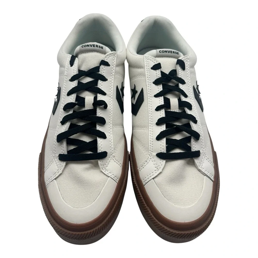 Converse Sport Casual Ox Shoes Men's Size 10 White Black‎ Low Sneakers A13787C - Picture 5 of 10